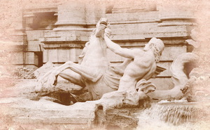  Terracotta   Travertin Fontana di Trevi 2 