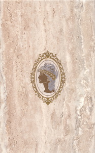  Terracotta  Travertin Medallion h 