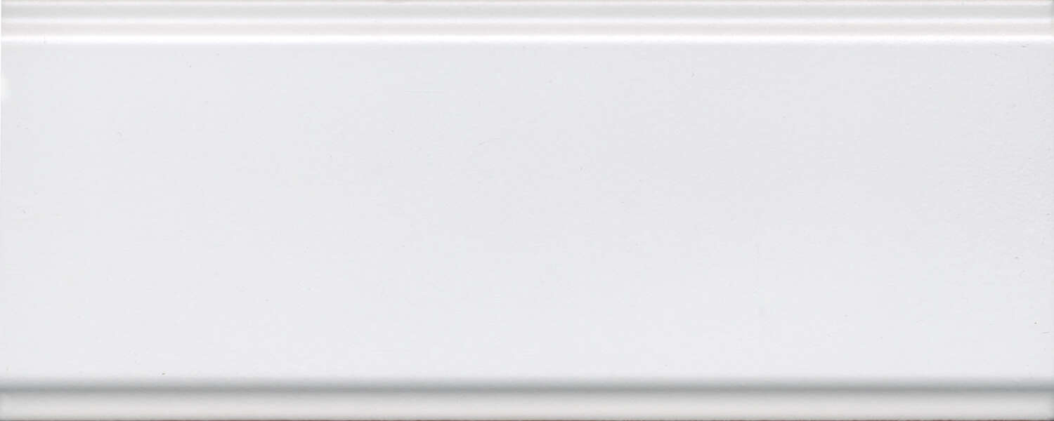 Коллекция Kerama Marazzi  Магнолия Бордюр белый матовый обрезной BDA022R 12х30 фото