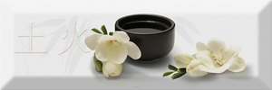 Плитка для ванной Absolut keramika  Decor Japan Tea 04 C Декор 30x10 фото