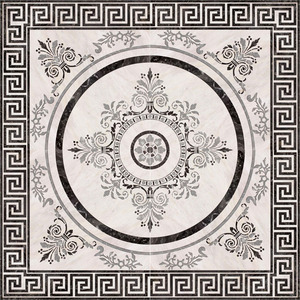 Плитка Absolut keramika  Roseton Nero 4 фото