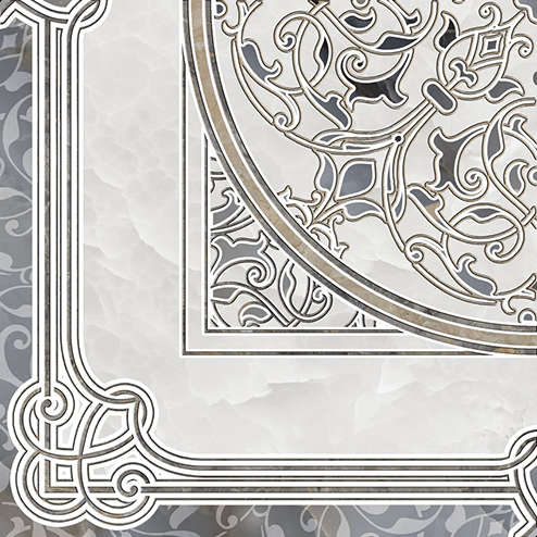 Плитка Alma Ceramica   Demetra Декор напольный DFU03DMT024 41,8х41,8 фото