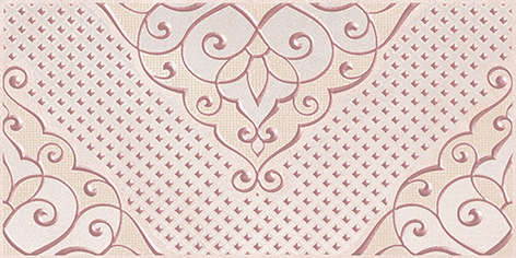 Плитка для ванной Laparet  Versus Chic Декор розовый 08-03-41-1335 20х40 фото
