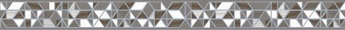 Керамогранит для ванной Cersanit  Polaris Бордюр серый (PG5D092) 5x59.8 фото