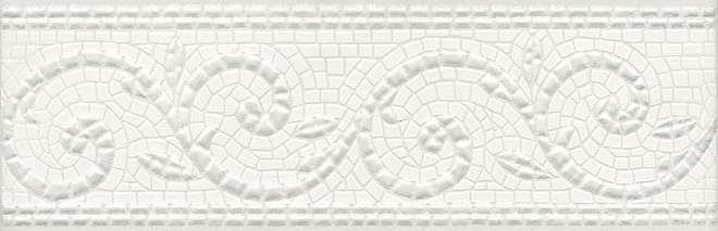 Плитка для ванной Kerama Marazzi  Борсари Бордюр орнамент обрезной HGD\A127\12103R 25х8 фото