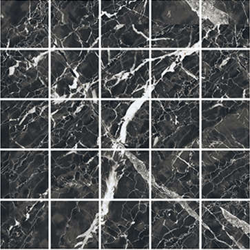 Керамогранит KERRANOVA  Black&White Мозаика K-61/CR(LR)/m14/30,7x30,7 фото