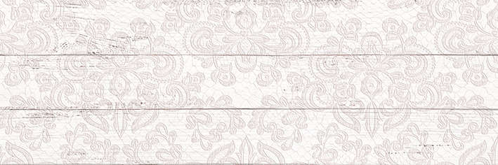 Настенная плитка для ванной LB-Ceramics Шебби Шик декор белый 1064-0027 20х60 60x20