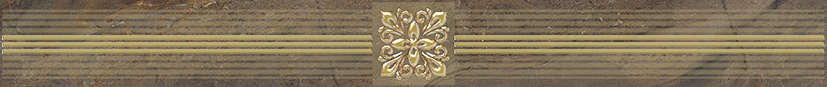 Плитка Laparet  Royal Бордюр коричневый 6,3х60 фото
