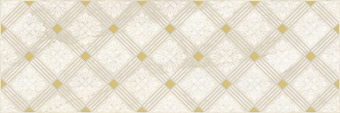 Плитка Laparet  Royal Декор бежевый 20х60 фото