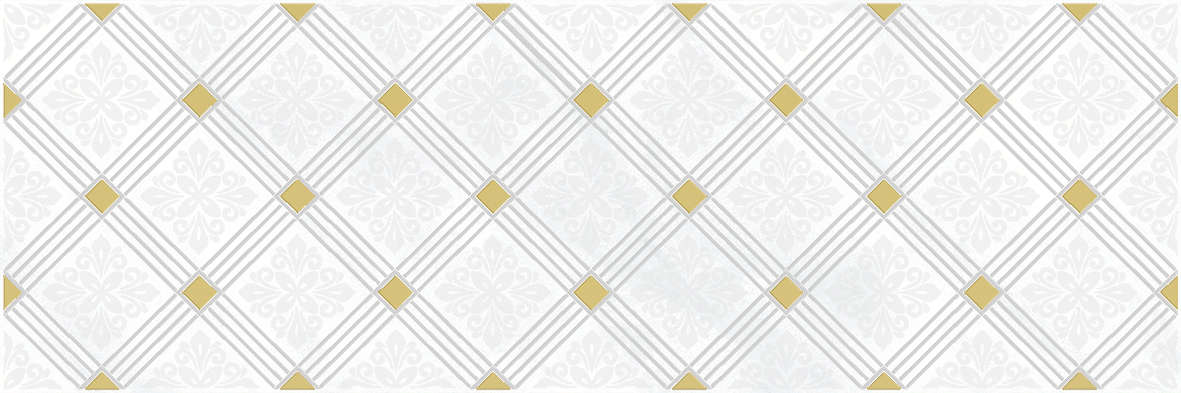 Плитка Laparet  Royal Декор белый 20х60 фото