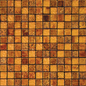 Мозаика Natural Mosaic  BDA-2306 Стекло+Мрамор+Агломерат  298х298 (чип 23х23) 8 мм Inka фото