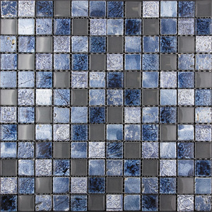 Мозаика Natural Mosaic  BDA-2324 Стекло+Мрамор+Агломерат 298х298 (чип 23х23) 8 мм Inka фото