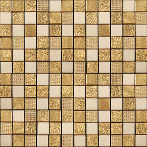 Мозаика Natural Mosaic  CPR-2302 (DSA-2302) Мрамор+Агломерат 298х298 (чип 23х23) 8 мм, PHARAOH фото