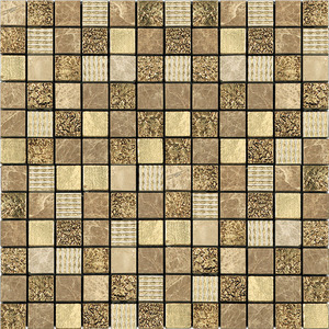 Мозаика Natural Mosaic  CPR-2305 (DSA-2305) Мрамор+Агломерат 298х298 (чип 23х23) 8 мм, PHARAOH фото