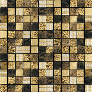 Мозаика Natural Mosaic  CPR-2307 (DSA-2307) Мрамор+Агломерат 298х298 (чип 23х23) 8 мм, PHARAOH фото