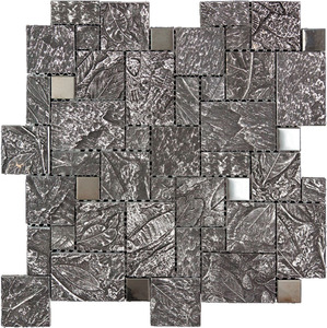 Мозаика Natural Mosaic  FBY-32 Агломерат+Металл матовая 298х298, 8 мм, Gelos фото