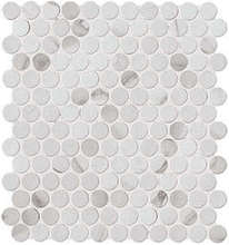 Плитка для ванной FAP Ceramiche  Statuario Round Mosaico fLTS фото